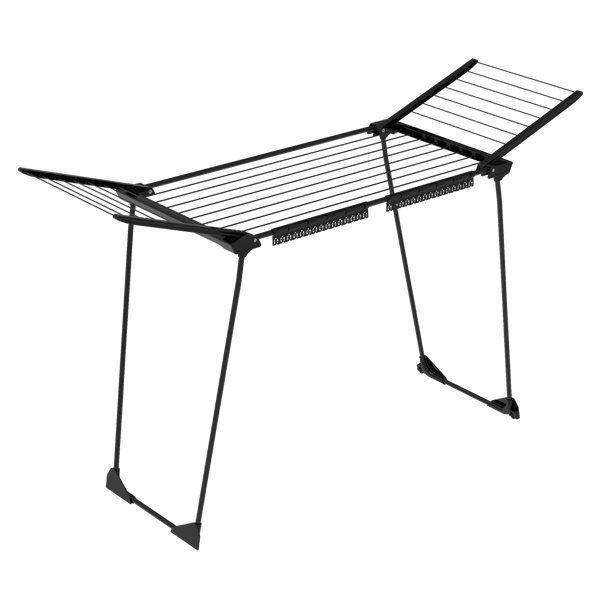 מתקן כביסה שחור+ 24 אטבי כביסה Winner18