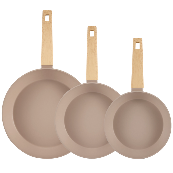 סט 3 מחבתות - Oxford almond rose