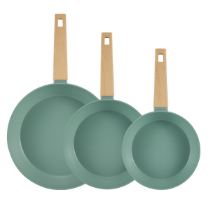 סט 3 מחבתות- Oxford sage green