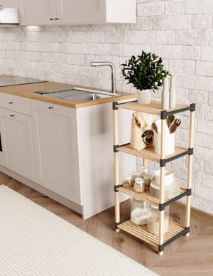 יחידת מדפים 4 קומות