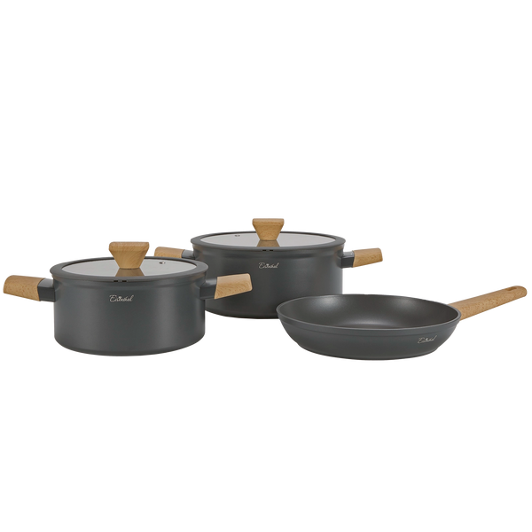 סט סירים 5 חלקים OXFORD-Dark gray