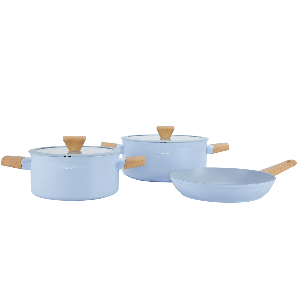 סט סירים 5 חלקים OXFORD-Light blue