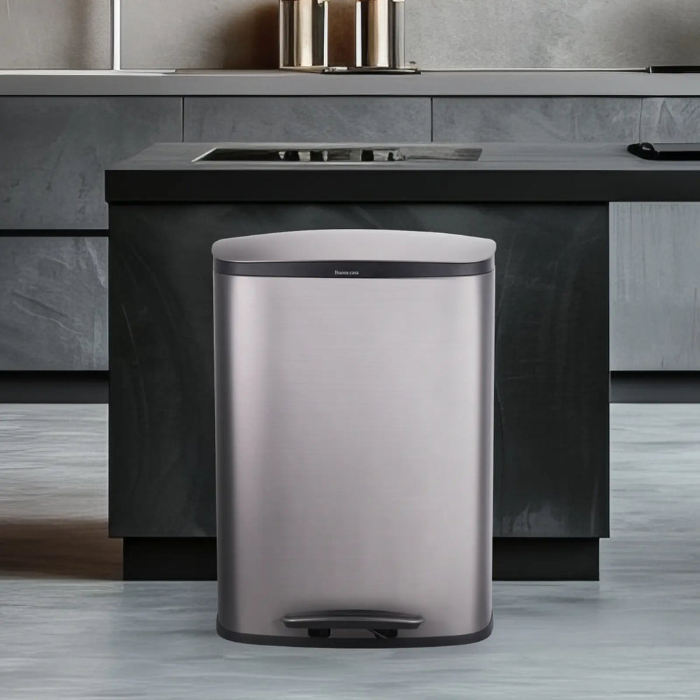 פח דוושה כסוף גלקסיה APOLLO 50L