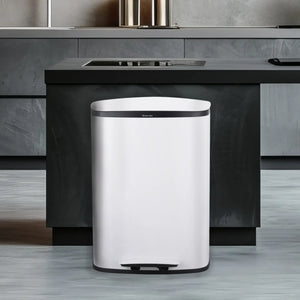 פח דוושה לבן APOLLO 50L