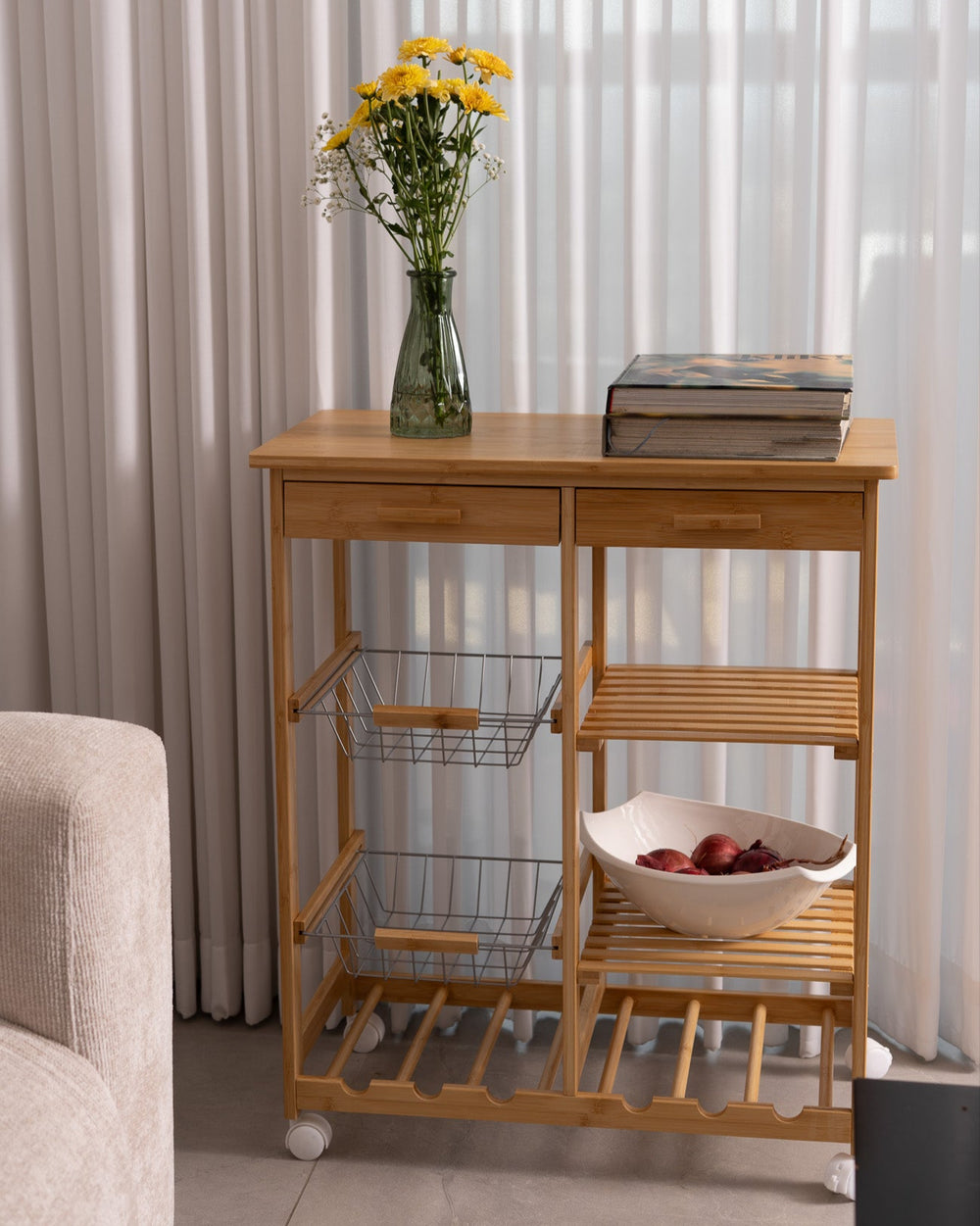 עגלת מטבח במבוק