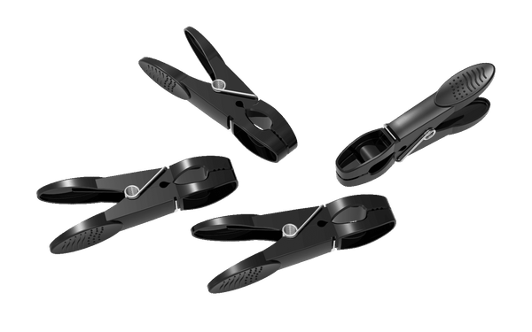 מתקן כביסה שחור+ 24 אטבי כביסה Winner18