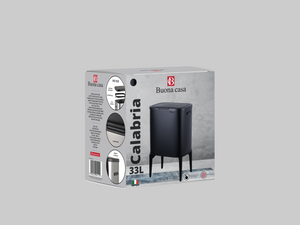 פח 33 ליטר Calabria black