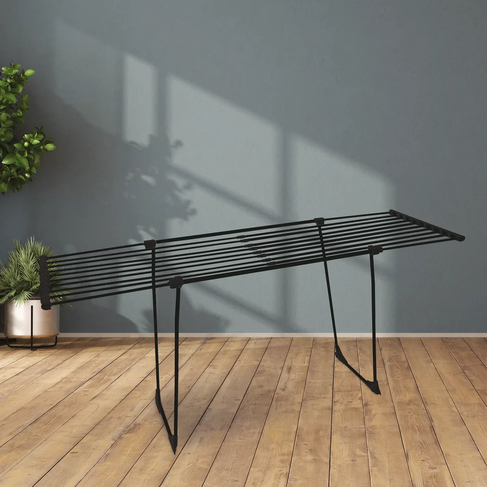 מתקן כביסה מתרחב שחור CasaFlex