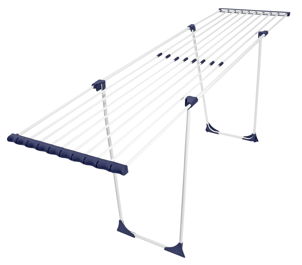 מתקן כביסה מתרחב לבן כחול CasaFlex