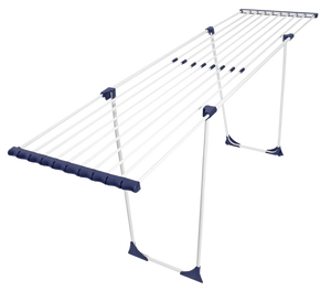 מתקן כביסה מתרחב לבן כחול CasaFlex