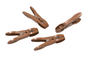 מתקן כביסה מתרחב ברונזה + 24 אטבי כביסה CasaFlex