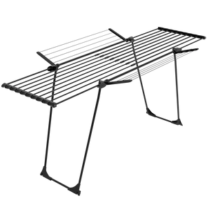 מתקן כביסה מתרחב+ כנפיים Casaflex ultra black