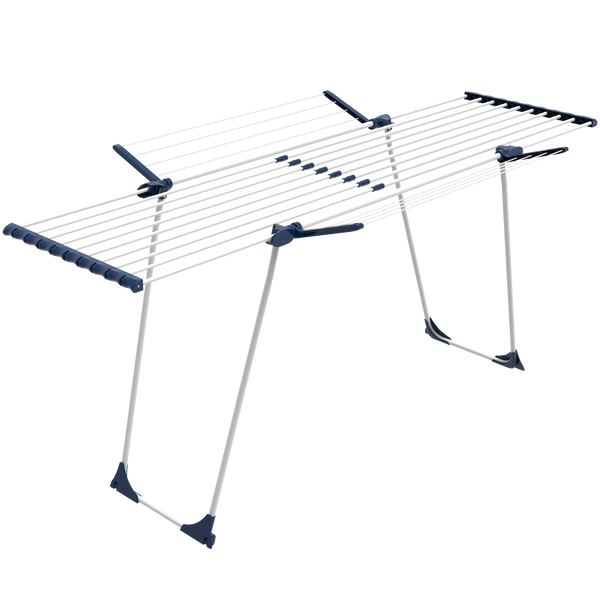 מתקן כביסה מתרחב+ כנפיים Casaflex ultra white