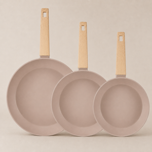 סט 3 מחבתות נון סטיק- Oxford almond rose EISENTHAL
