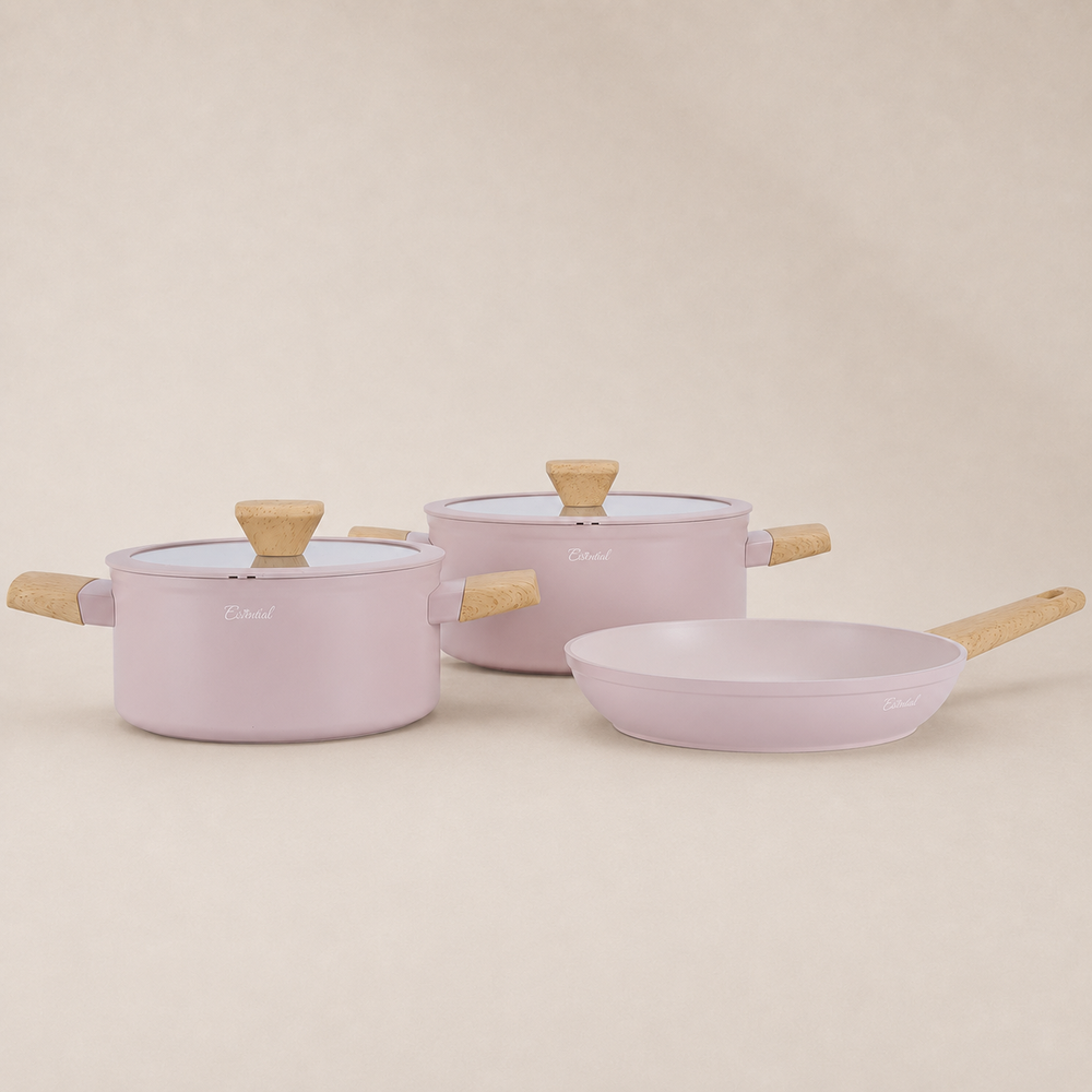 סט סירים 5 חלקים OXFORD-Pink EISENTHAL