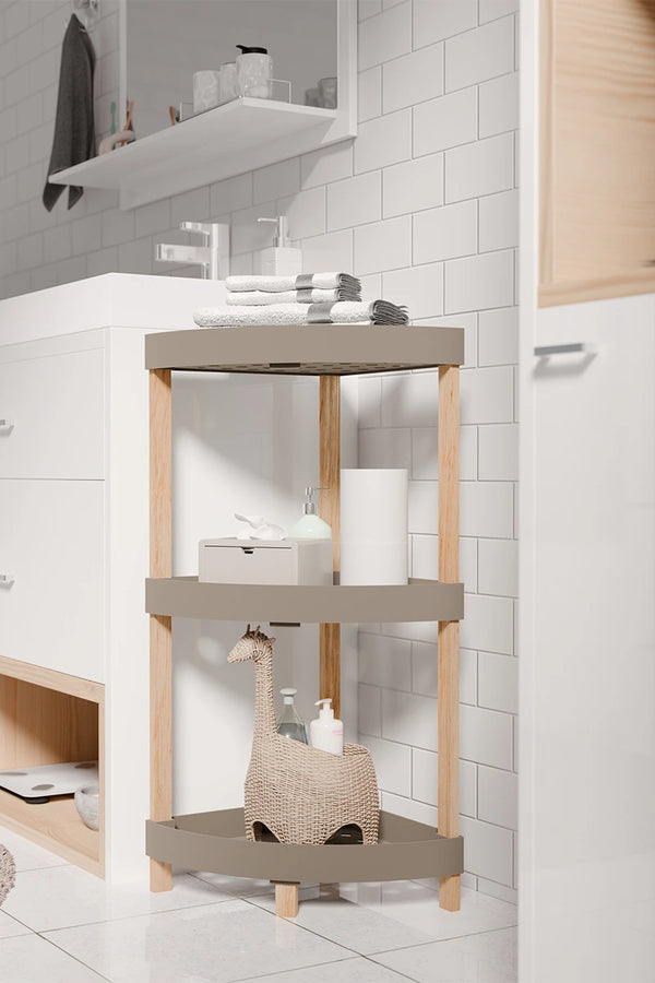 יחידת מדפים פינתית