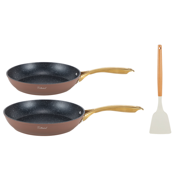 סט מחבתות 24+28 ס״מ Crown- Marsala