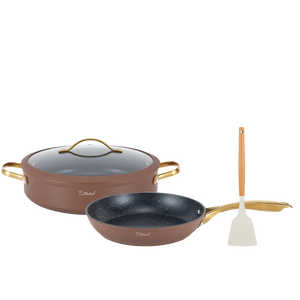 סט 28+28 ס״מ Crown- Marsala