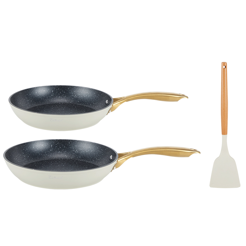 סט מחבתות 24+28 ס״מ Crown- Stone