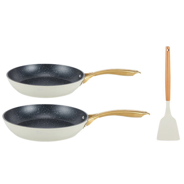 סט מחבתות 24+28 ס״מ Crown- Stone