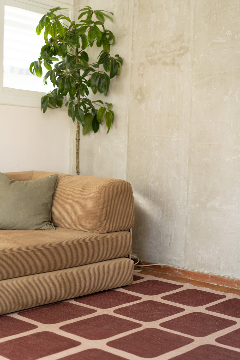 Wine Sqquare- Canvas שטיח