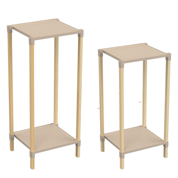 זוג מדפים דקורטיבים