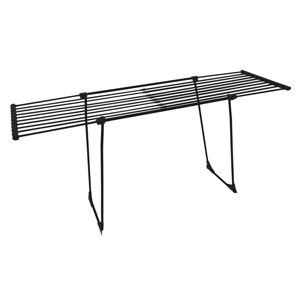 מתקן כביסה מתרחב שחור CasaFlex