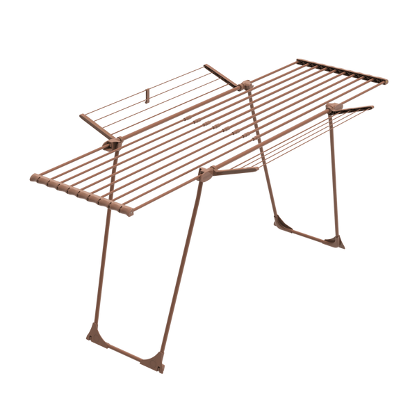 מתקן כביסה מתרחב ברונזה+ כנפיים+ 24 אטבי כביסה Casaflex ultra