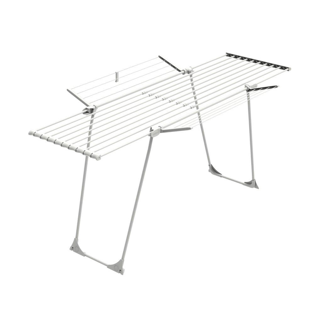 מתקן כביסה מתרחב אבן+ כנפיים+ 24 אטבי כביסה Casaflex ultra