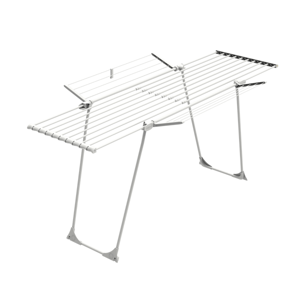 מתקן כביסה מתרחב אבן+ כנפיים+ 24 אטבי כביסה Casaflex ultra