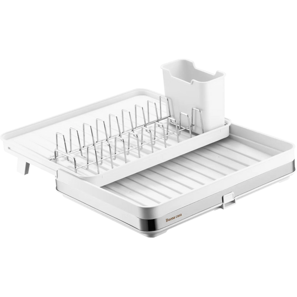 מתקן ייבוש כלים מתרחב לבן