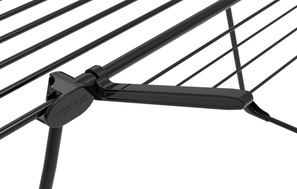 מתקן כביסה מתרחב + כנפיים Casaflex ultra black | בונה קאסה