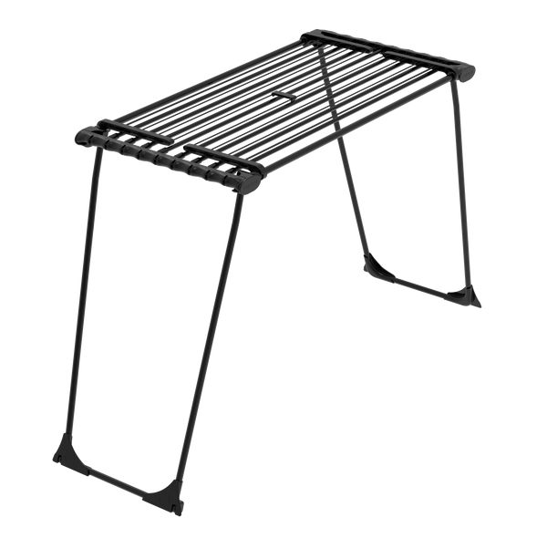מתקן כביסה מתרחב + כנפיים Casaflex ultra black | בונה קאסה