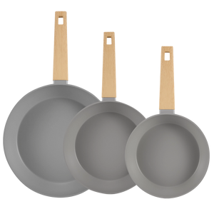 סט 3 מחבתות - Oxford urban gray