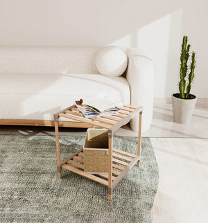 יחידת 2 מדפים/שולחן צד