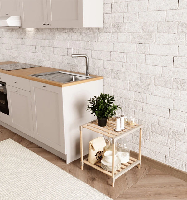 יחידת 2 מדפים/שולחן צד