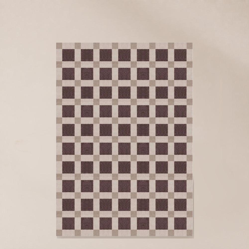 שטיח Cocoa Checks- canvas