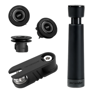 סט משאבת וואקום + פקקים לבקבוקי יין וצנצנות + חורץ מכסים