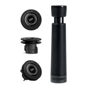 סט משאבת וואקום + 3 פקקי סיליקון לבקבוקי יין