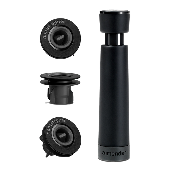 סט משאבת וואקום + 3 פקקי סיליקון לבקבוקי יין