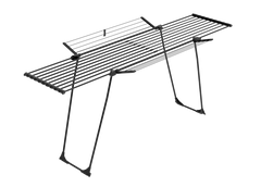 מתקן כביסה מתרחב CasaFlex Ultra XXL שחור עם כנפיים מוגדלות - פתוח | בונה קאסה