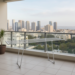 מתקן כביסה מתרחב אבן+ 24 אטבי כביסה CasaFlex