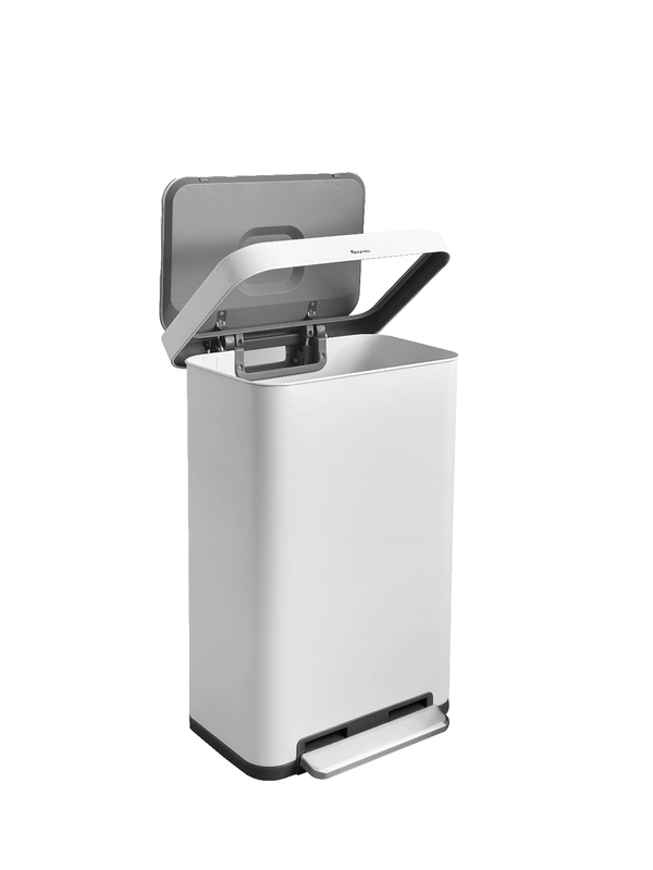 פח דוושה לבן PALERMO 70L