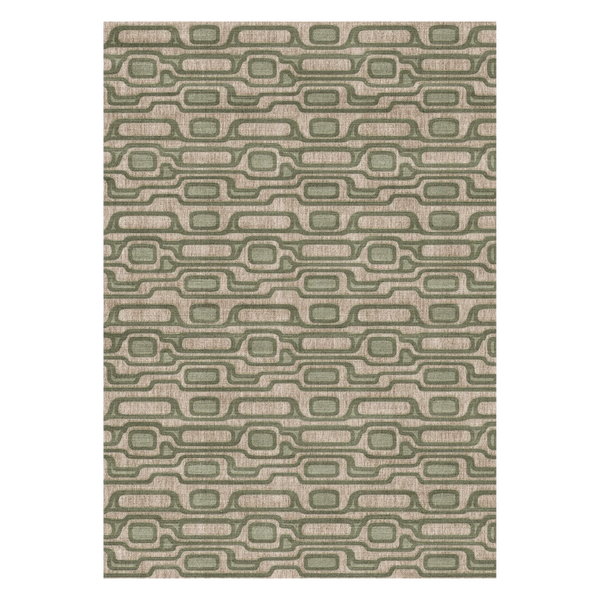 שטיח Green Disco canvas | בונה קאסה