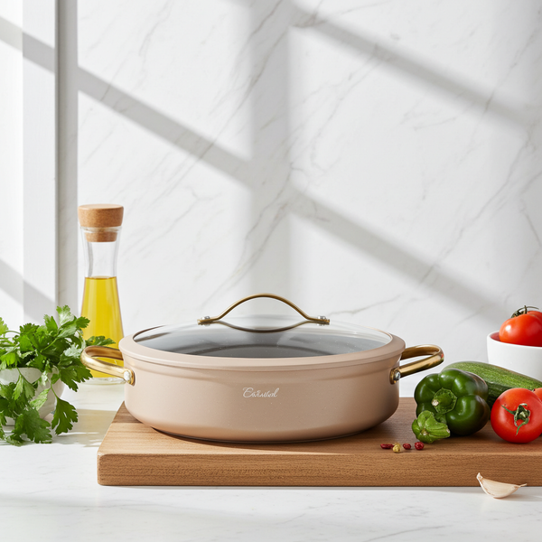 סוטאז׳ 28 ס״מ Crown - Almond Rose