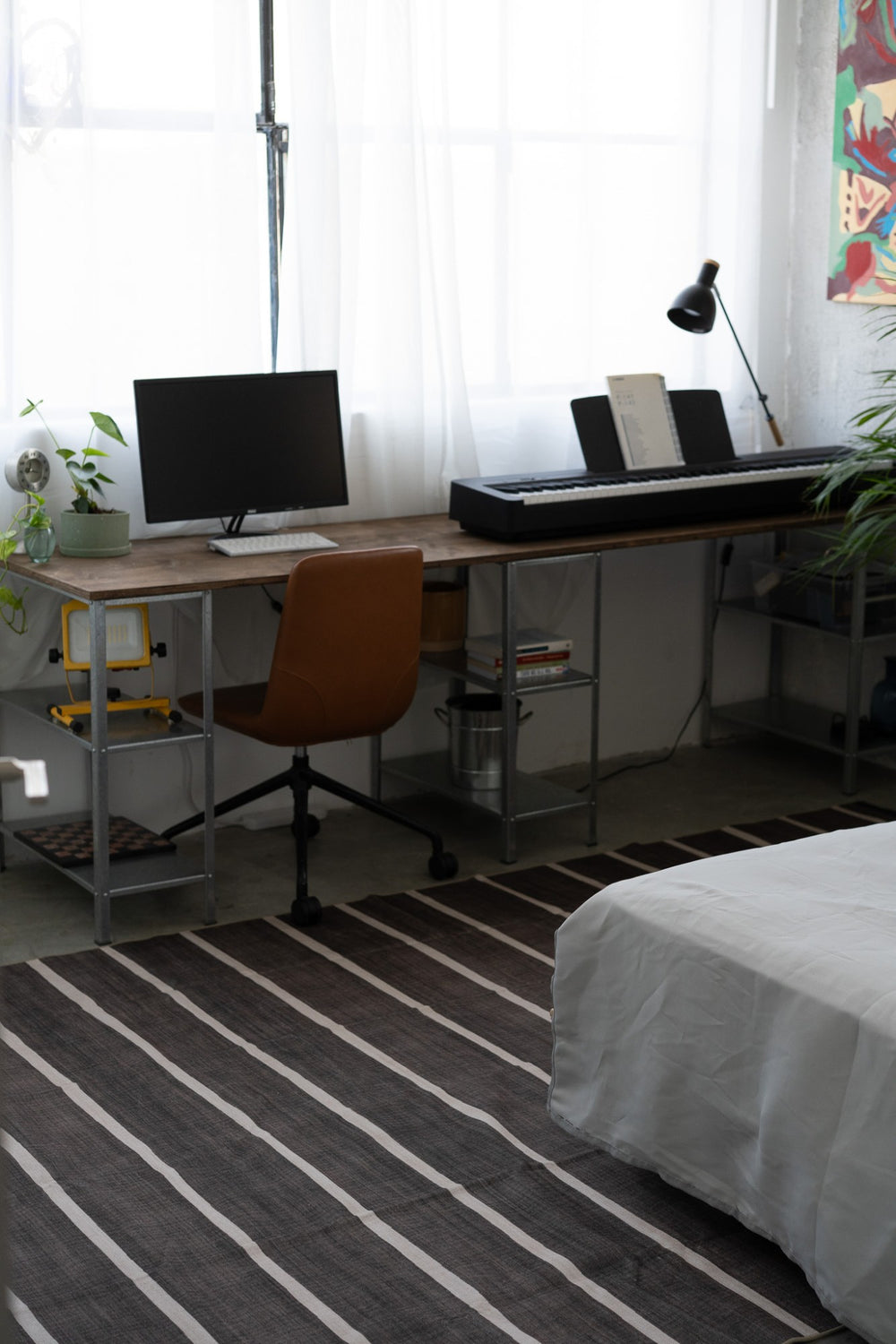 שטיח Milano Brown canvas | בונה קאסה